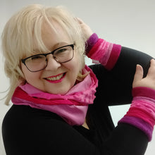 Lade das Bild in den Galerie-Viewer, Pulswärmer Pink Fuchsia - Pulswärmer