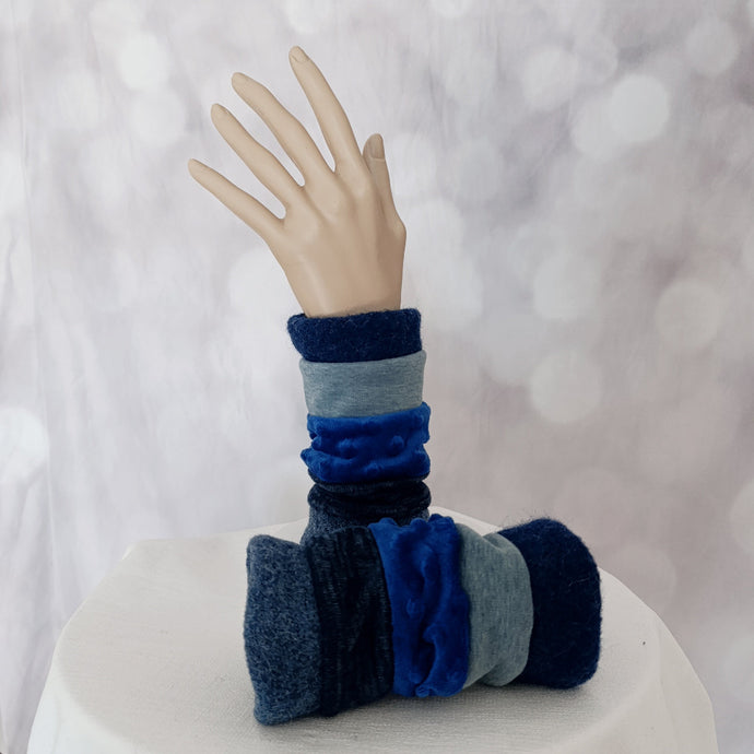 Pulswärmer Royalblau 